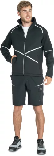 L-SURE CRAIG kardigán fekete XL