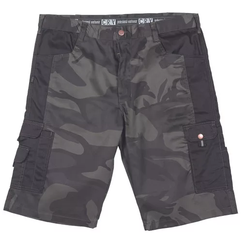 CRAMBE rövidnadrág terepmintás zöld M