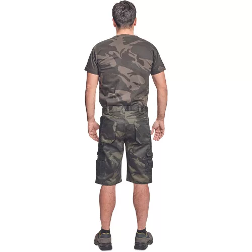 CRAMBE rövidnadrág terepmintás zöld 2XL