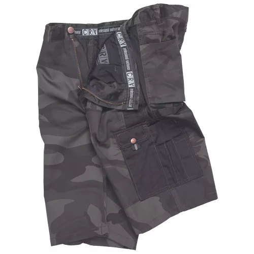 CRAMBE rövidnadrág terepmintás zöld 2XL