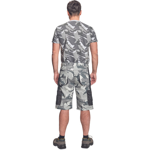 CRAMBE rövidnadrág terepmintás szürke S