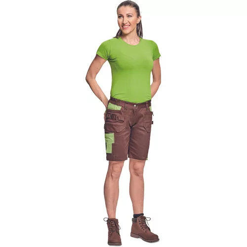 YOWIE rövidnadrág női barna/zöld 46