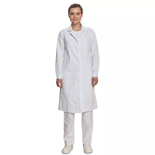 VERIS hosszú ujjú női köpeny fehér 46