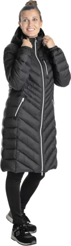 L-SURE SYLVIA LADY kabát fekete XL