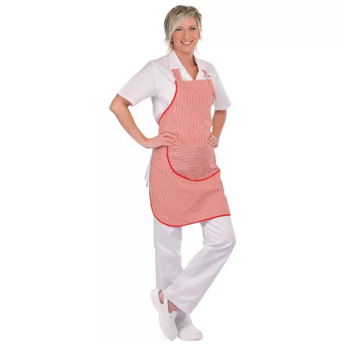 VENUS kötény piros-fehér