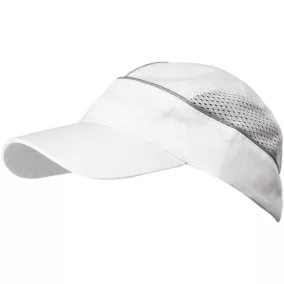 ALZETTE sapka fehér sapka ezüst csíkkal