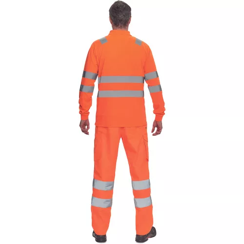 LUGO HV póló hosszú ujj narancssárga 3XL