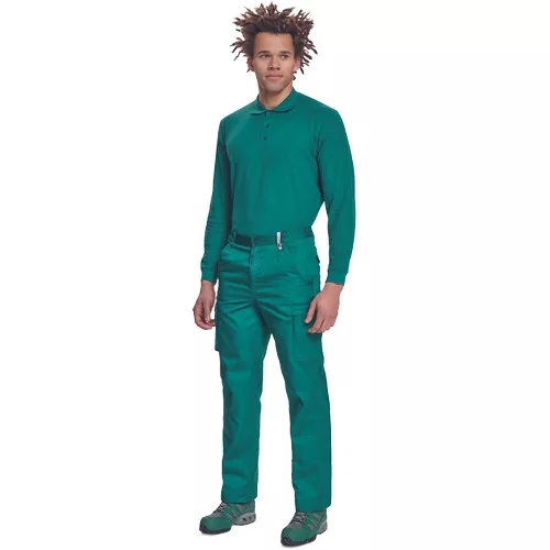 SANGU póló hosszú ujjú sötétzöld L