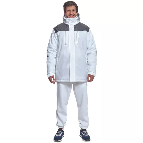 CREMORNE télikabát fehér 4XL