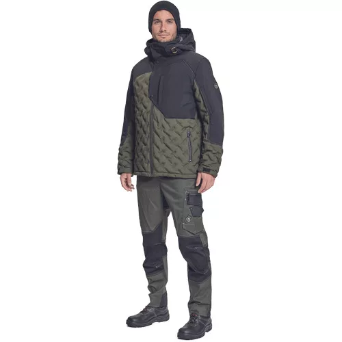 NEURUM télikabát sötét olajzöld 3XL