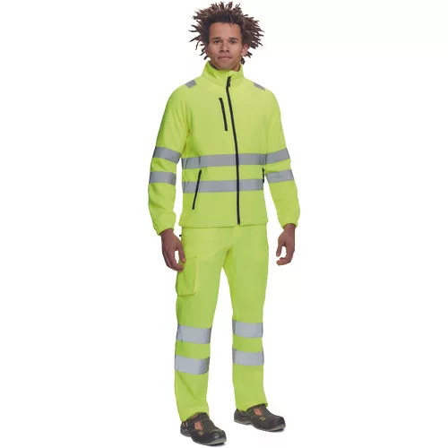 ALMERIA FULL HV polár pulóver sárga 3XL