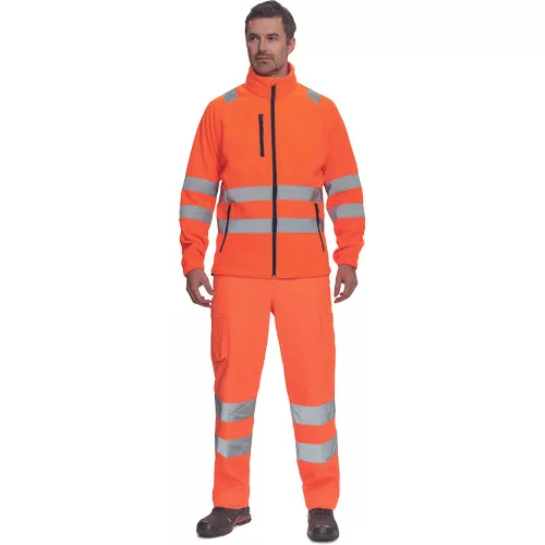 ALMERIA FULL HV polár pulóver naran 3XL