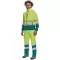 SEVILLA HV polár pulóver sárga/zöld 3XL