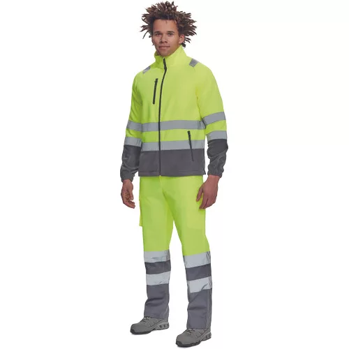 SEVILLA HV polár pulóver sárga/szürk XXL