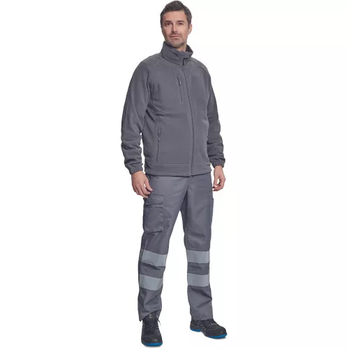 BHADRA fleece pulóver szürke M