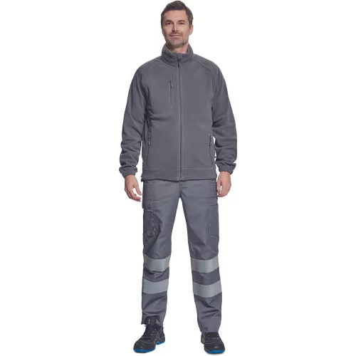 BHADRA fleece pulóver szürke L