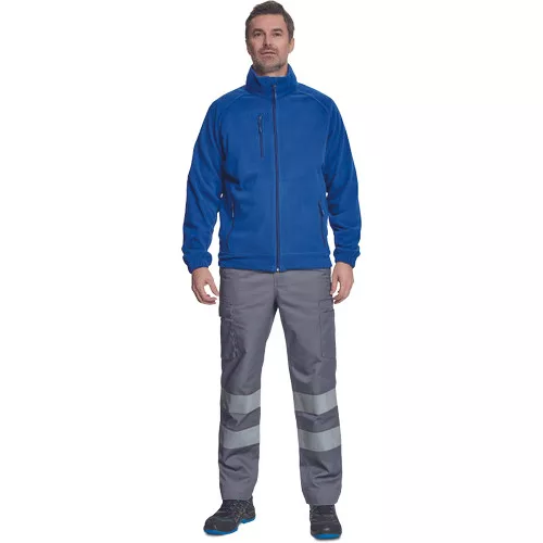 BHADRA fleece pulóver royal kék 3XL