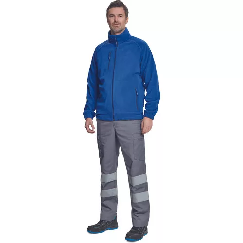 BHADRA fleece pulóver royal kék 3XL