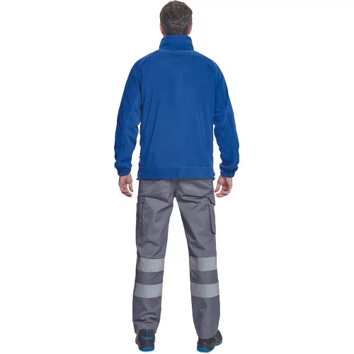 BHADRA fleece pulóver royal kék 3XL