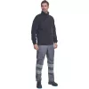 BHADRA fleece pulóver fekete XS