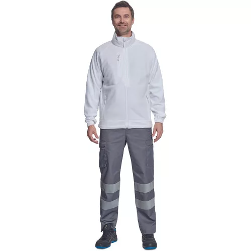 BHADRA fleece pulóver fehér 3XL