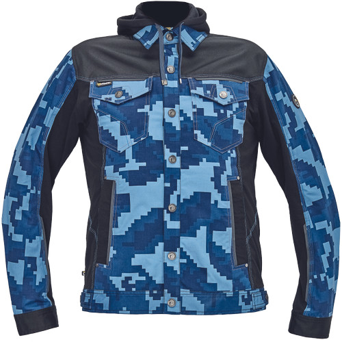 NEURUM CAMOU kapucnis dzseki navy 46