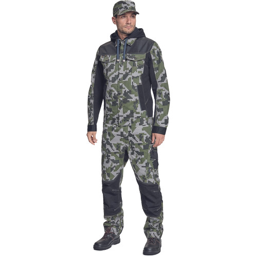 NEURUM CAMOU kapucnis dzseki olajzöld 64