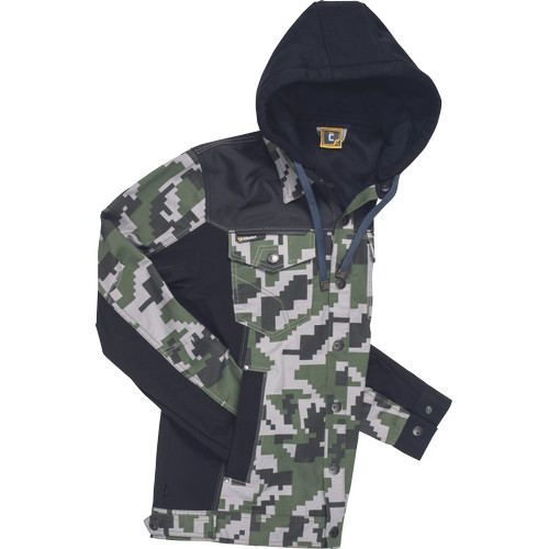 NEURUM CAMOU kapucnis dzseki olajzöld 64