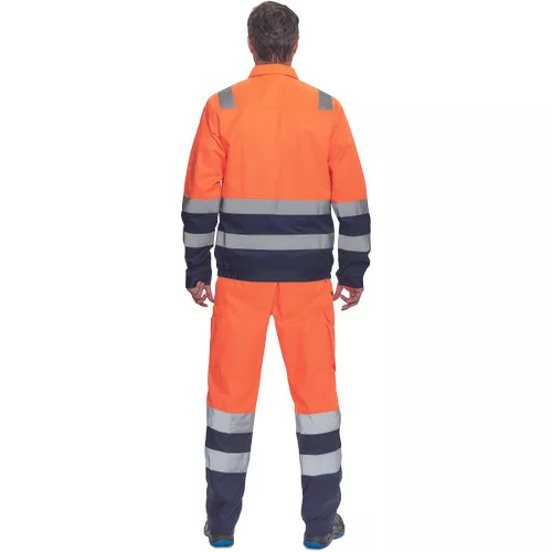 VALENCIA HV kabát narancssárga/navy 66