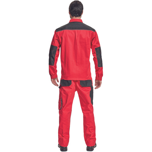 FF HANS kabát piros/antracit 64