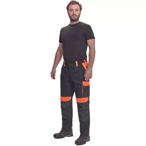 MAX VIVO nadrág fekete/narancssárga 68