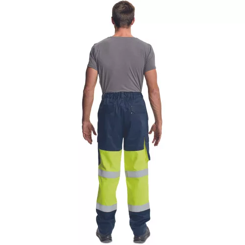 MULTINORM TAP PM HV nadrág sárga/navy3XL