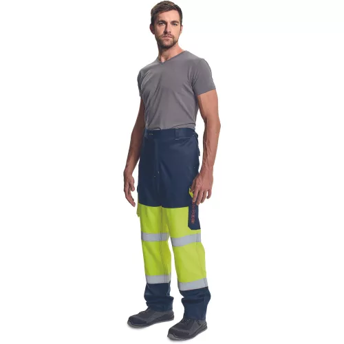 MULTINORM TAP PM HV nadrág sárga/navy4XL