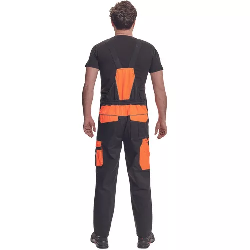 MAX VIVO mellesnadrág fekete/narancs 68