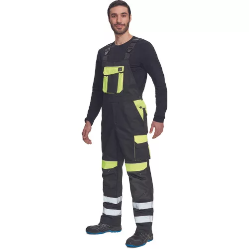 MAX VIVO RFLX mellésnadrág fek./sárga 52