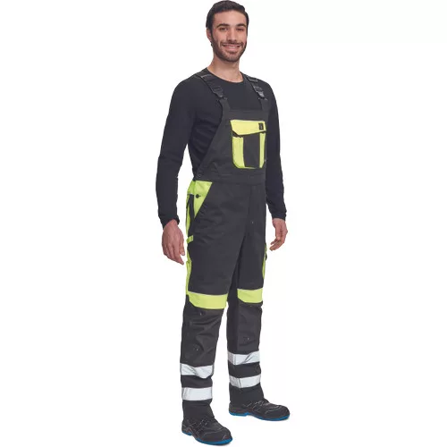 MAX VIVO RFLX mellésnadrág fek./sárga 54