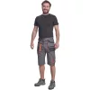 CARL rövidnadrág szürke-fekete 48