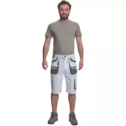 CARL rövidnadrág fehér-szürke 58