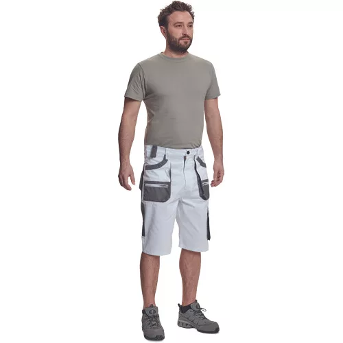 CARL rövidnadrág fehér-szürke 64