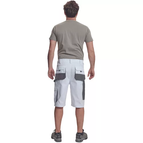 CARL rövidnadrág fehér-szürke 64