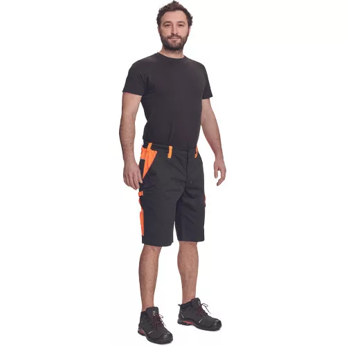 MAX VIVO rövidnadrág fekete/narancs 58