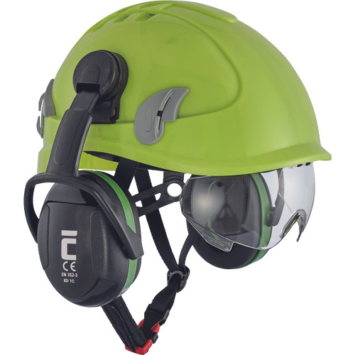 ED 1C fültok sisakhoz zöld