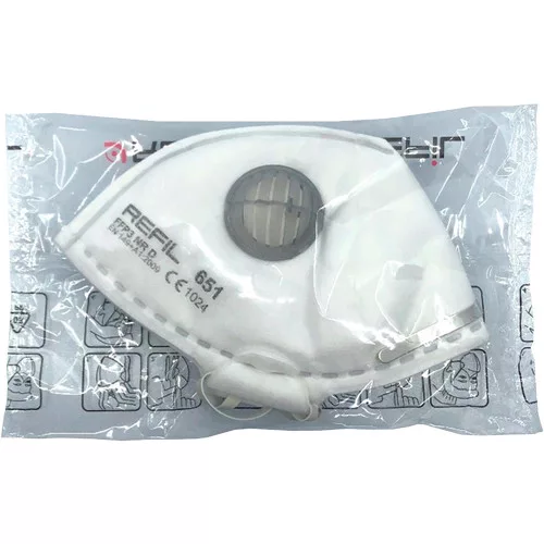 REFIL 651 FFP3 pormaszk szeleppel 10 db