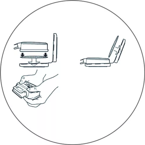 3M D701 szűrőbetét adapter