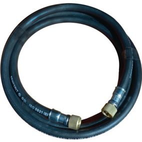   Gáztömlő L.1,8m átmérőjű 6,3mm falvastagság 3mm fekete