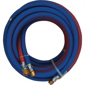   Autogén ikertömlő L.5m átmérőjű 6/9mm falvastagság 5/3.5mm kék/piros