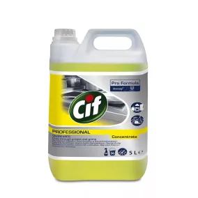   Cif Pro Formula Degreaser Concentrate 5L - Erőteljes tisztító-, zsíroldószer nagyobb konyhai felületekhez