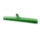Igeax élelmiszeripari padlósúrolókefe rövid sörte 60cm széles, 0,75mm kemény sörtével, zöld