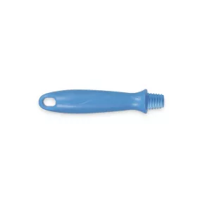   Igeax élelmiszeripari menetes nyél, rövid, kék, 15cm, lehúzóhoz, csőtisztító keféhez