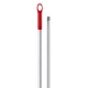 Igeax élelmiszeripari aluminium nyél menetes 150cm-es 25 mm átmérőjű, piros
